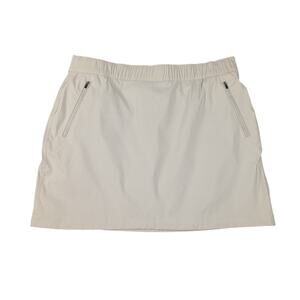 Eddie Bauer Horizon High Rise Skort Womens 16 Khaki Golf Hiking Activewear